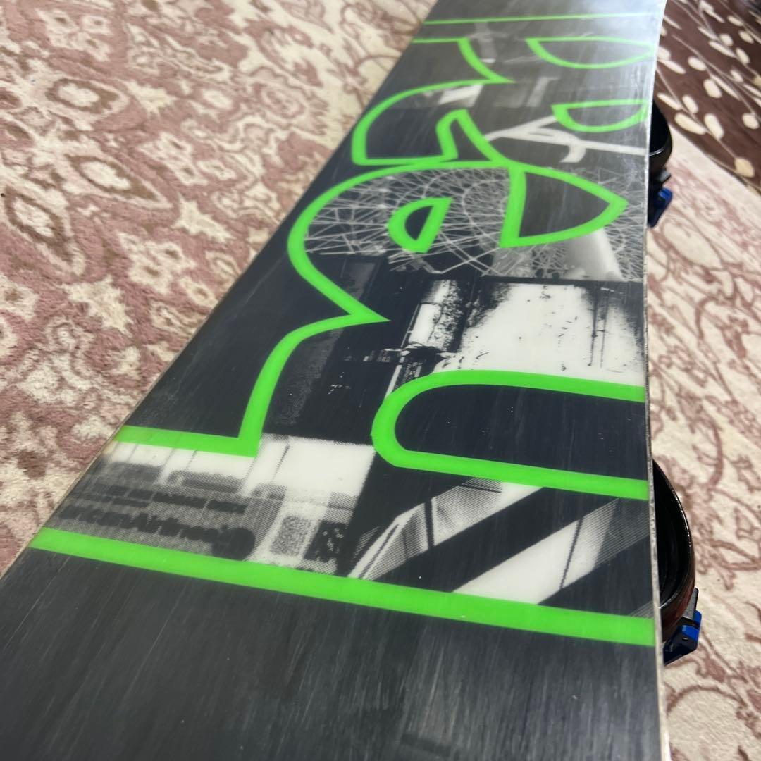 美品 HEAD STR 153cm バイン付 スノーボードセット ビギナー