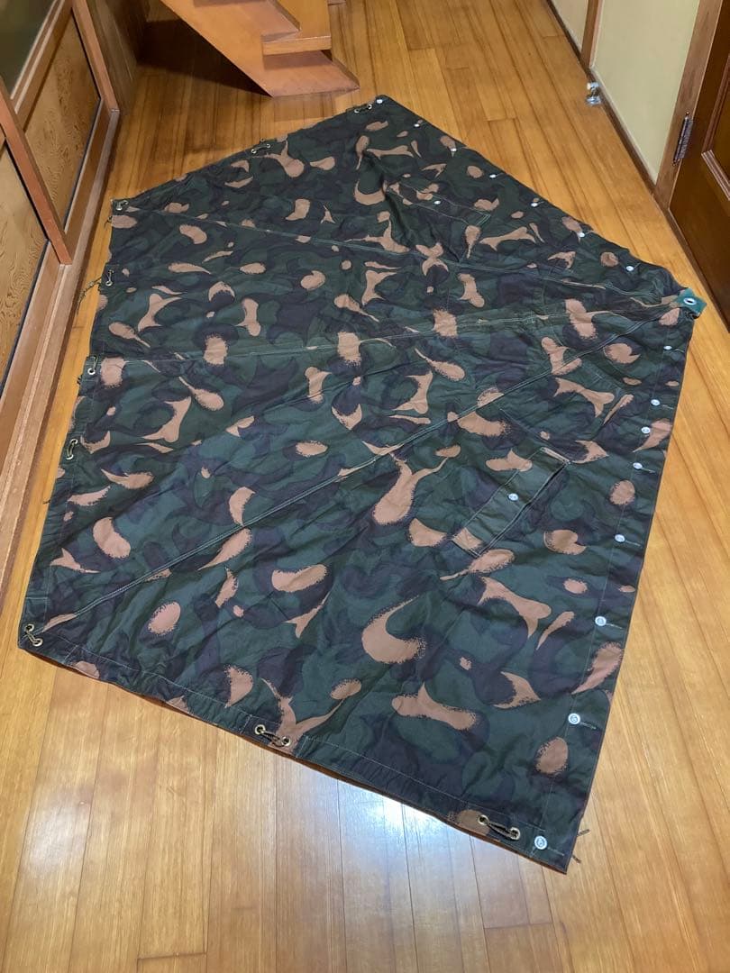 ❗️最終値下❗️ハンガリー軍幕 極美品 デッドストック ハリケーンカモ 2枚