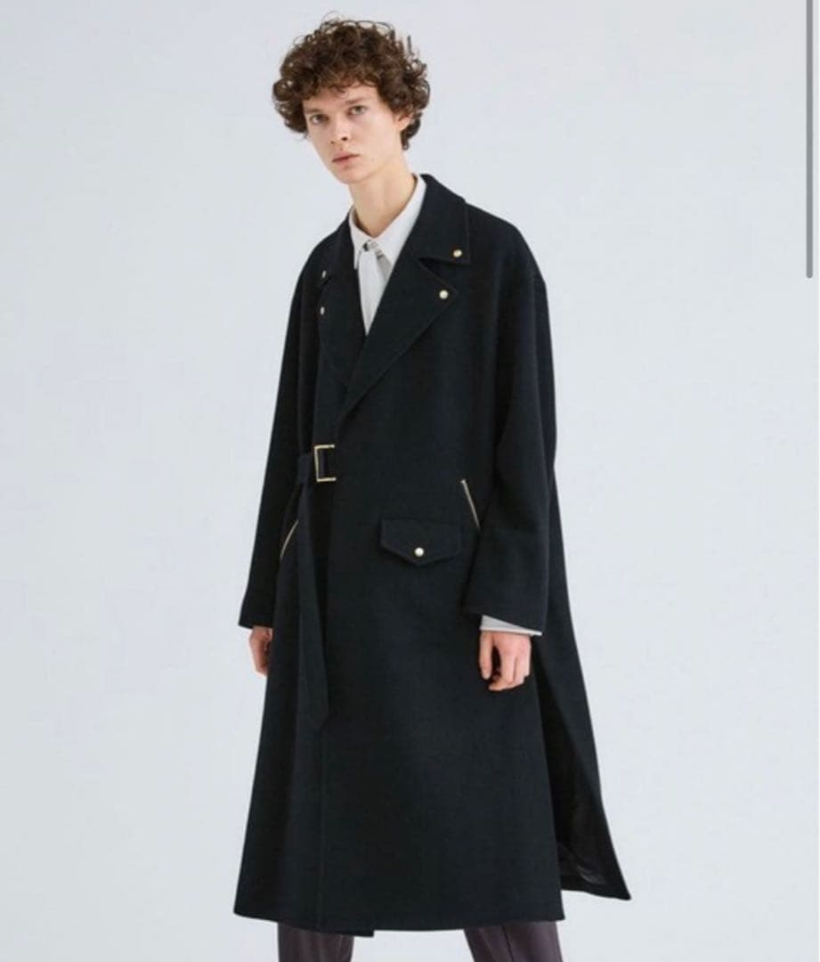 STUDIOUS別注 ライダースタイロッケンコート