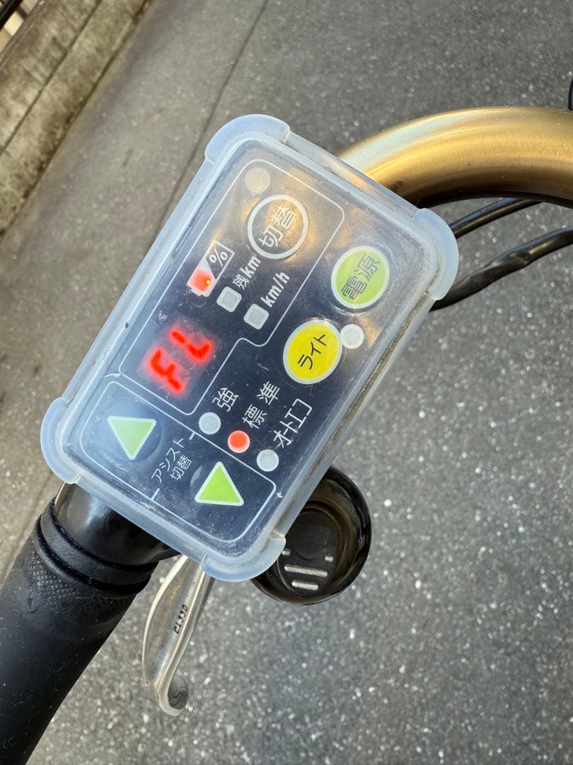 早い者勝ち　ブリヂストンハイディー電動アシスト自転車　チャイルドシート付き