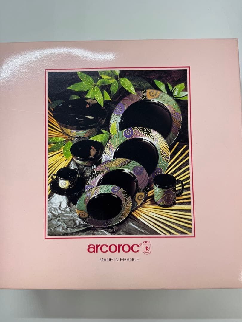 arcoroc リム皿　6枚セット