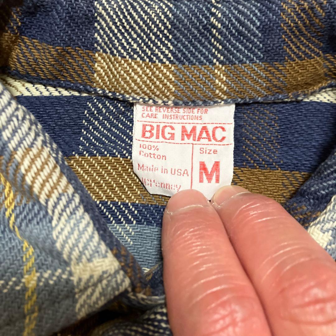 BIG MAC JCPenny ネルシャツ USA製