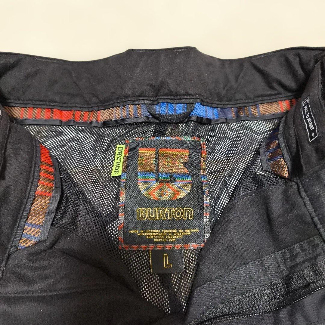 24時間以内発送　BURTON DRYRIDE ブラック スノーボードパンツ