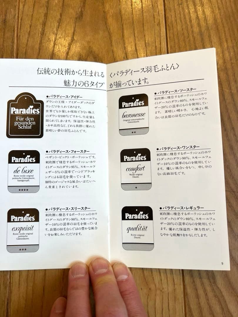 パラディース 東京西川 アイダーダックダウン100% シングルサイズ 800g