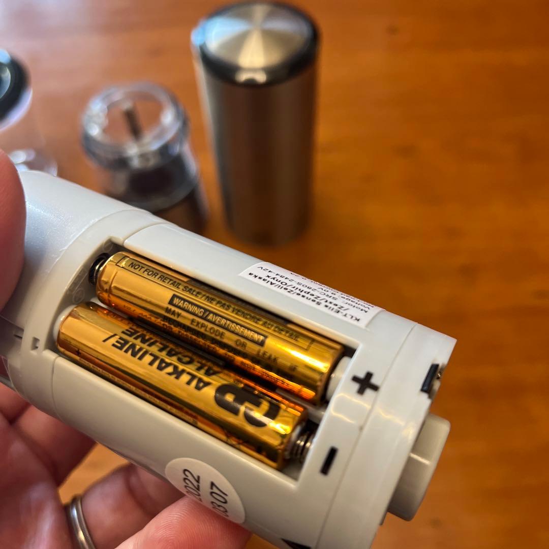 プジョー 電動ミル 本体2つ＋トレイ＋ミルスケール2つのセット、箱と取説なし