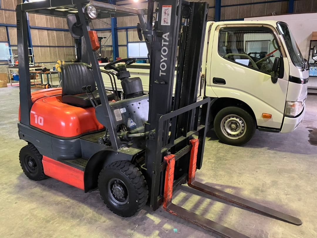 人気 トヨタフォークリフト 1.0t 機関良好 引取限定