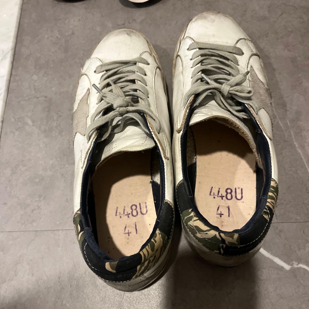 Golden  Superstar ホワイト迷彩　値下げ対応可！