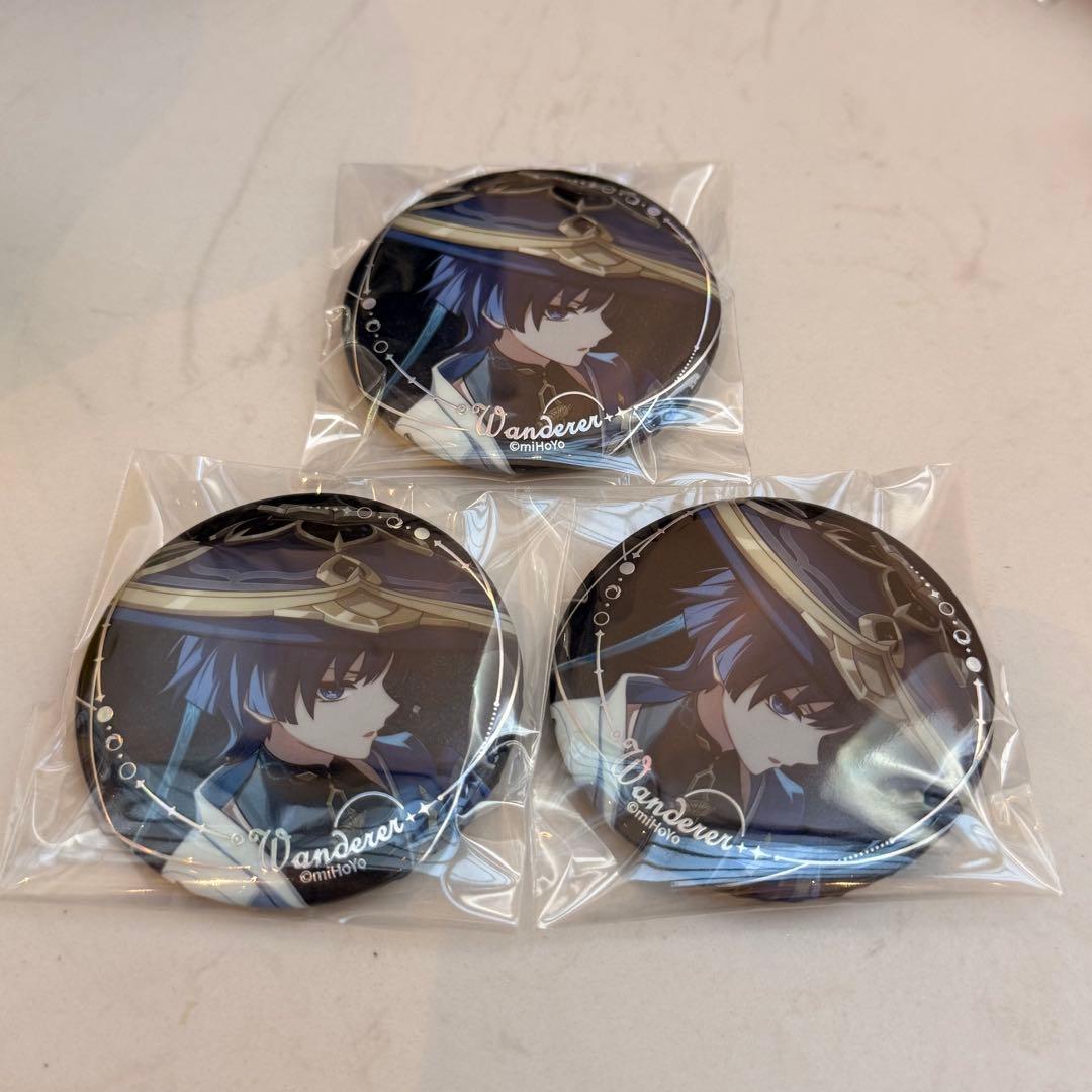 放浪者　原神　月夜の叙事詩　トレーディング缶バッジ　セット　中国