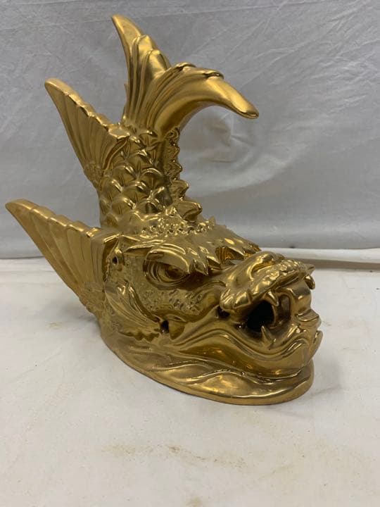 飾鯱　金焼物