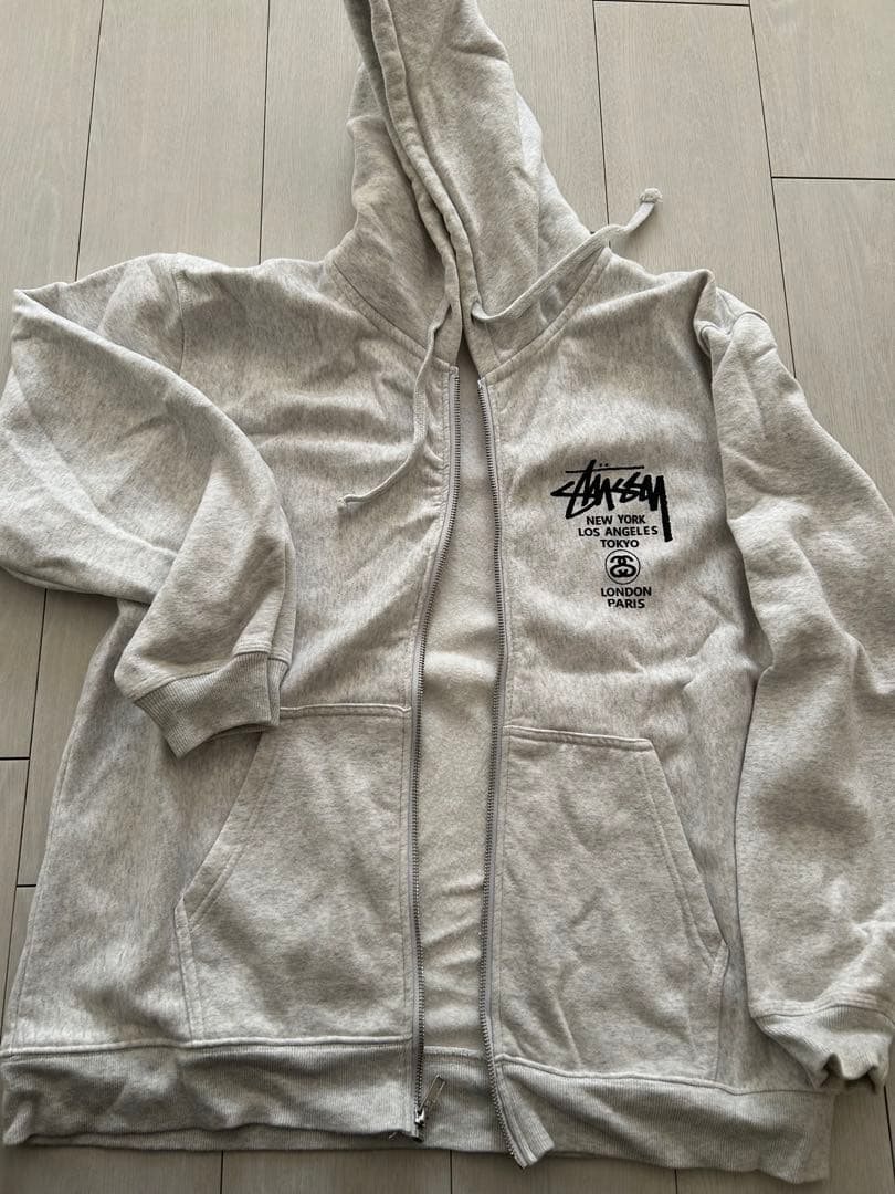STUSSY WORLD TOUR HOODIE ジップアップ パーカー