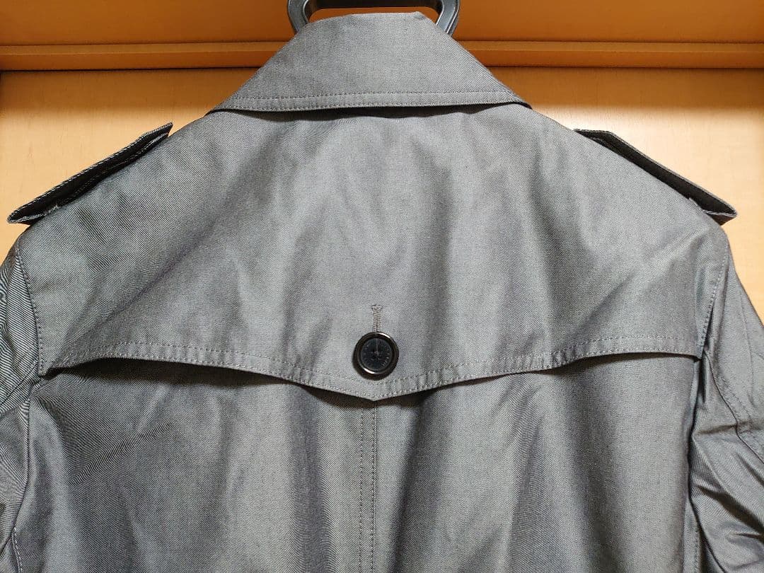 美品 バーバリーブラックレーベル トレンチコート　ライナー付き コットン M