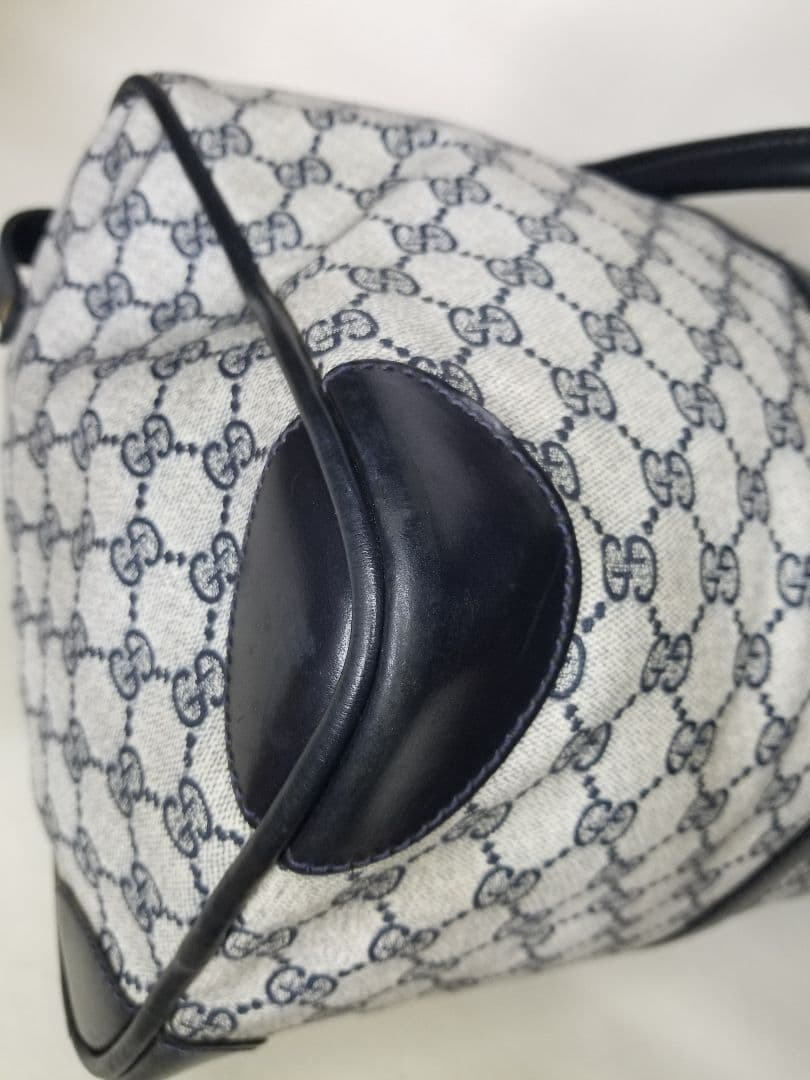 GG柄のグッチボストンバッグ、ヴィンテージレザー、トラベルバッグ