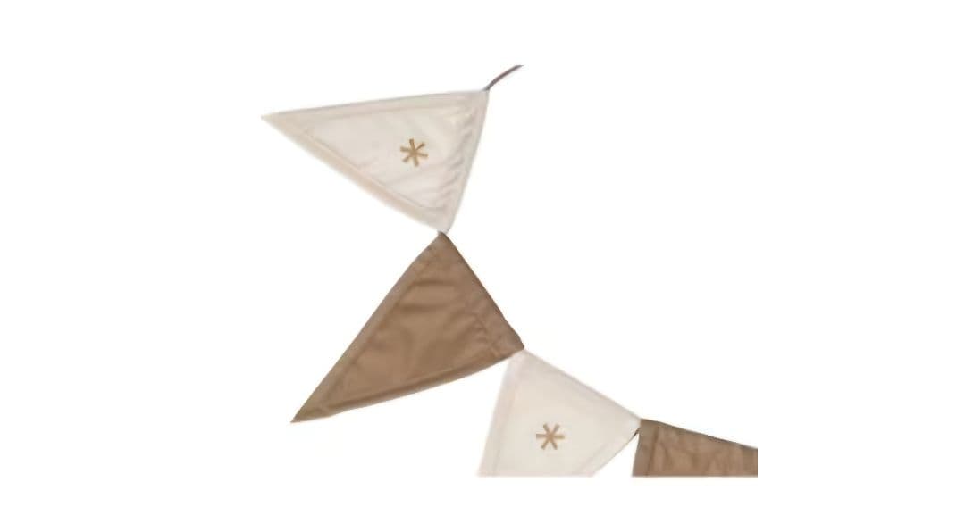 スノーピーク フラッグガーランド(カーキ＆アイボリー) UG-441