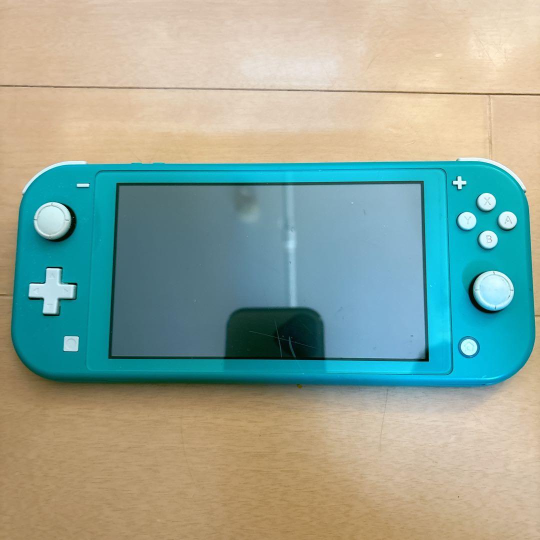 【ジャンク品】Nintendo Switch Lite ターコイズ 本体 箱あり