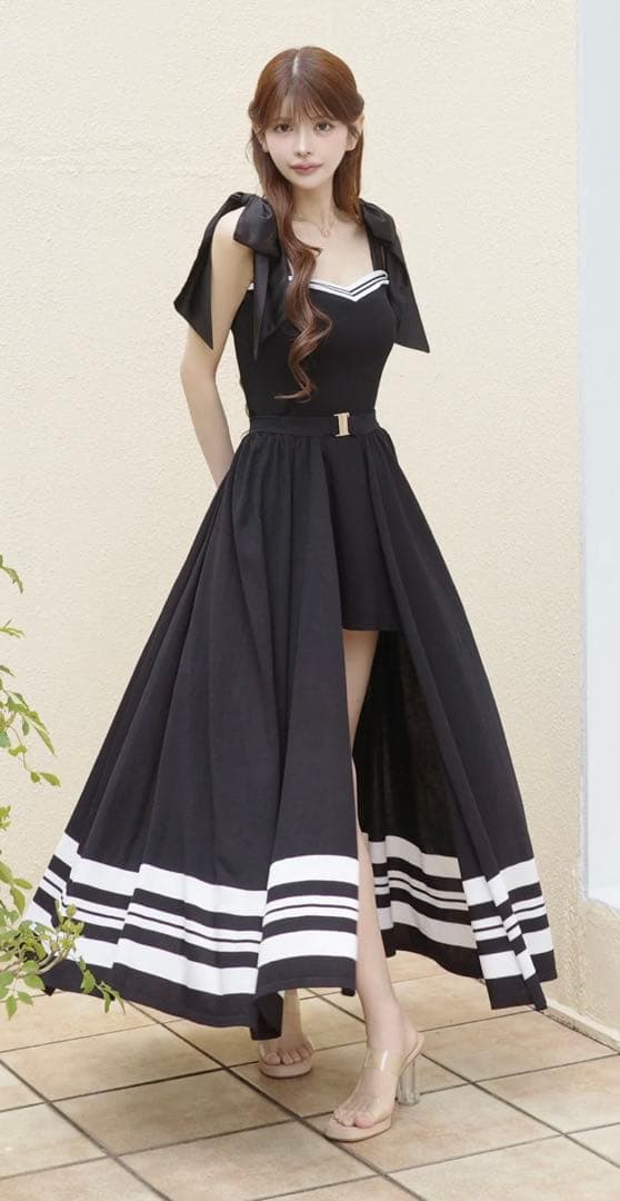 RANDY 2wayバイカラーニットセットアップ Mサイズ