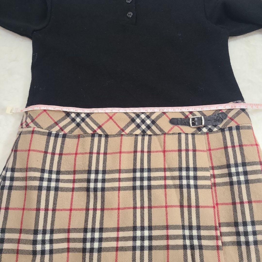 BURBERRY バーバリー ワンピース 130 キッズ チェック 女の子