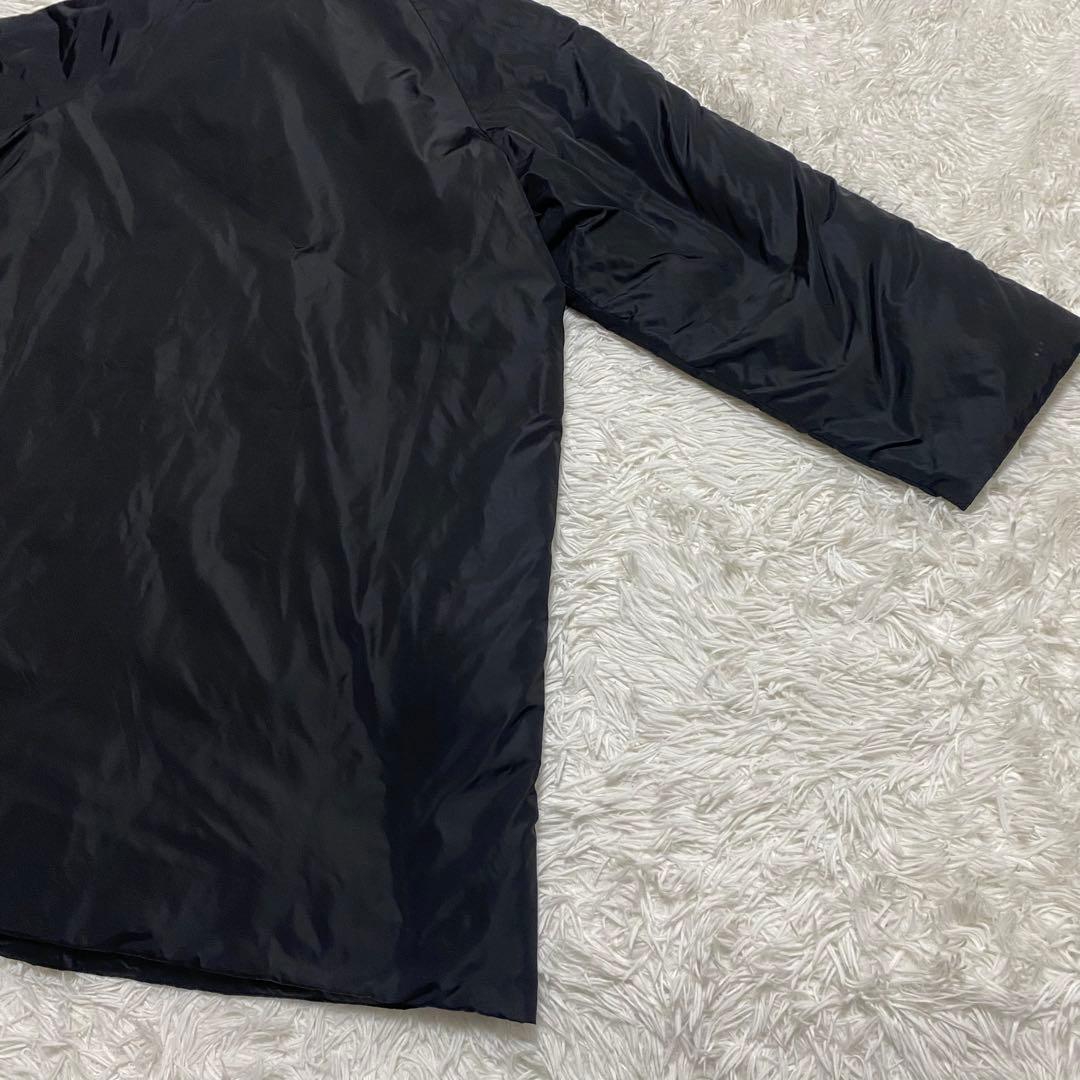 美品　極大サイズ　17 イナバヨシエ　ダウンコート　ブラック