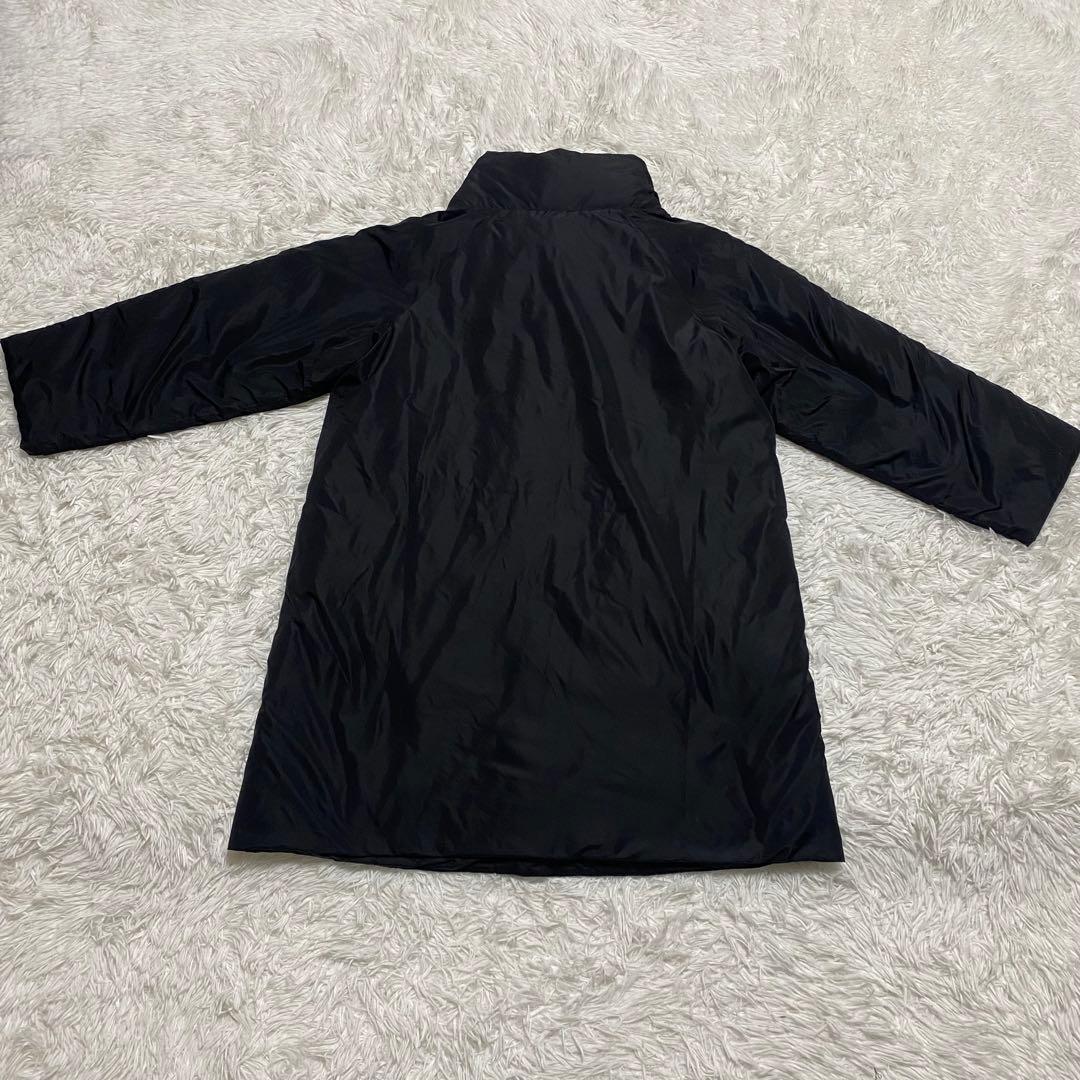 美品　極大サイズ　17 イナバヨシエ　ダウンコート　ブラック