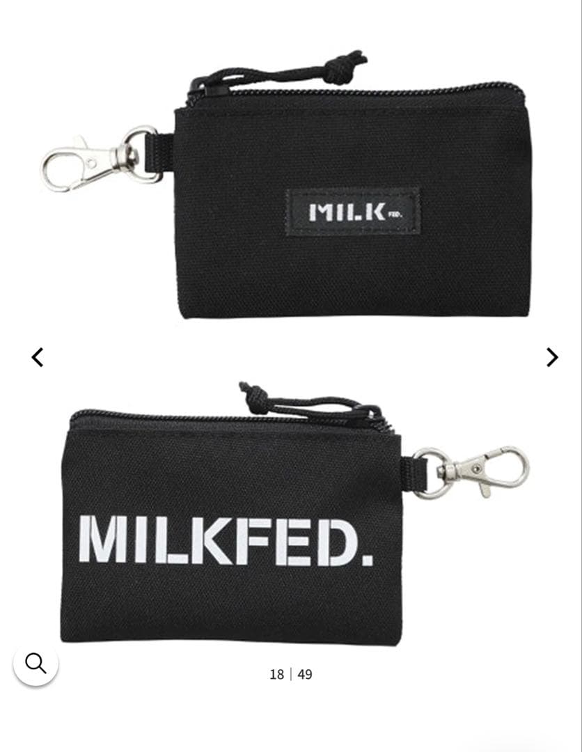 バッグ MILKFED. W ZIP BACKPACK MILKFED.