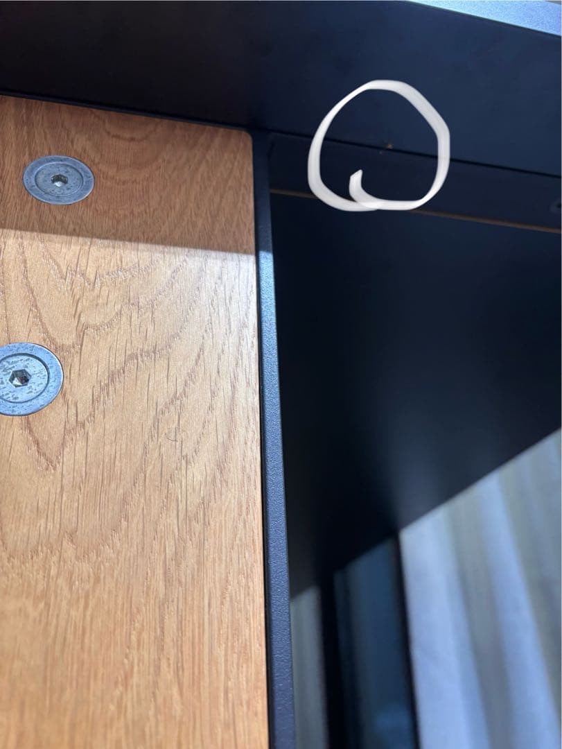 送込 Kaari Table カアリ テーブル ブラックリノリウム REB012