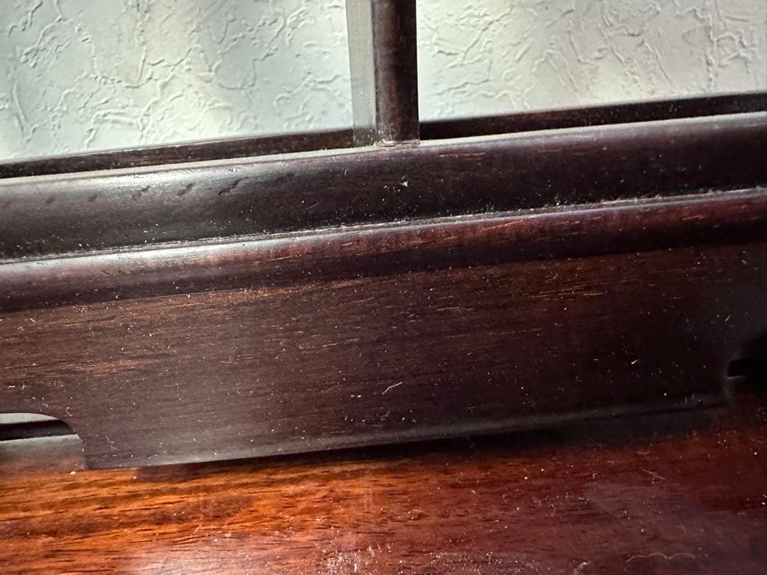 唐木　飾り棚　花梨　文房具　中国美術　アンティーク