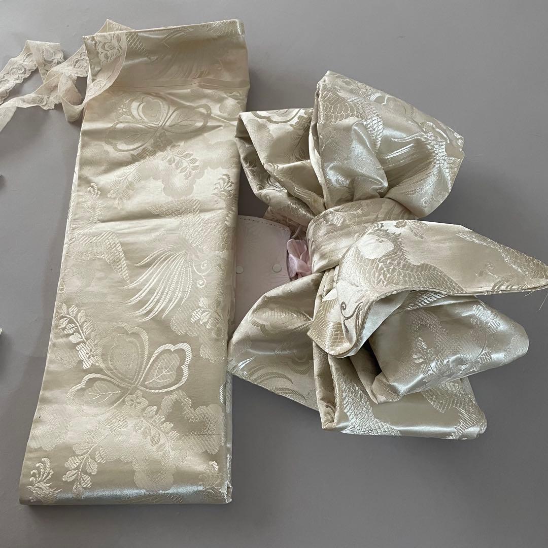 七五三　小さめ7歳さん　6歳　正絹お着物セット