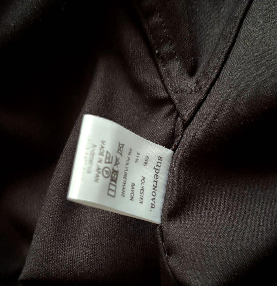 superNova. スーパーノヴァ　ビッグシルエットシャツ　ブラック