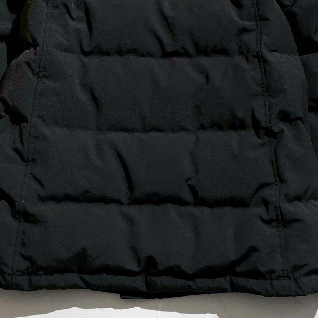 ダントン ロングダウンコート キルティング レディース ラクーンファー ブラック