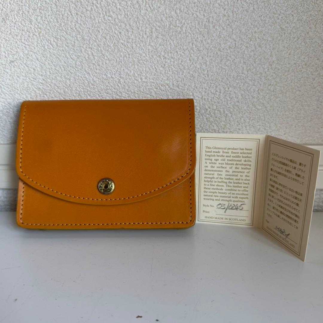 新品　GLEN グレンロイヤル　BELLOWS PAUSE ウォレット