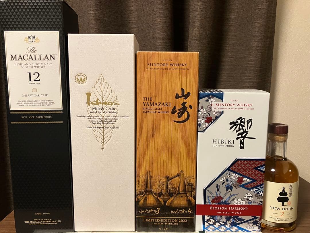 ウイスキー5種セット　マッカラン　山崎　響　etc.