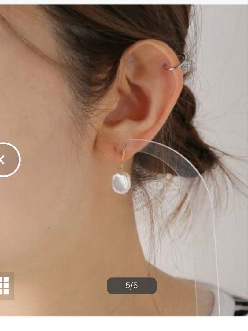 IENA MARIHA Moon Secrets フックピアス　Ｋ18