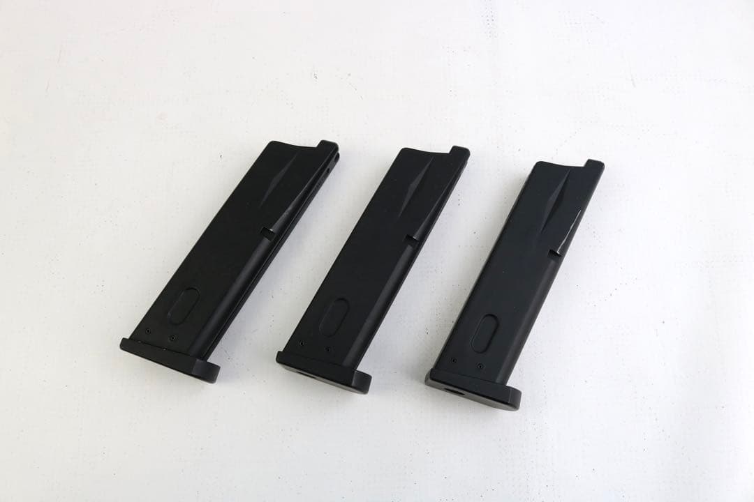 希少 極美品 WA ベレッタ M92FS LEON サイレンサー HW ガスガン