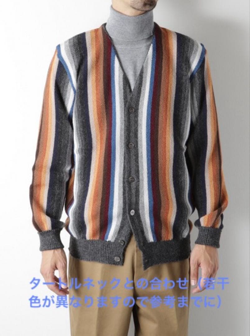 ALPACA STRIPE CARDIGAN ファニ レマメイヤー