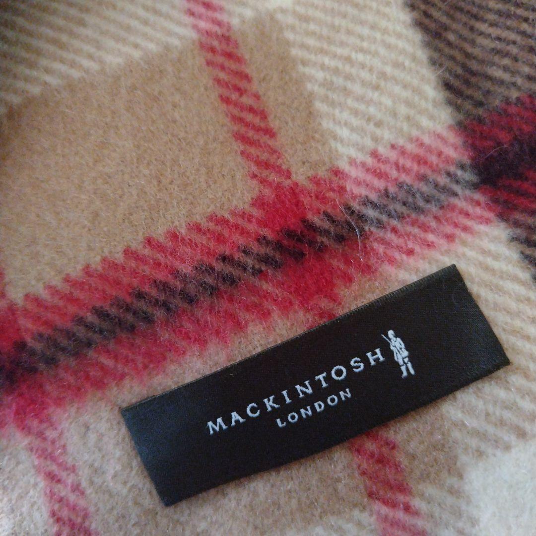 マッキントッシュロンドン　大判ストール　カシミヤ　肉厚　美品
