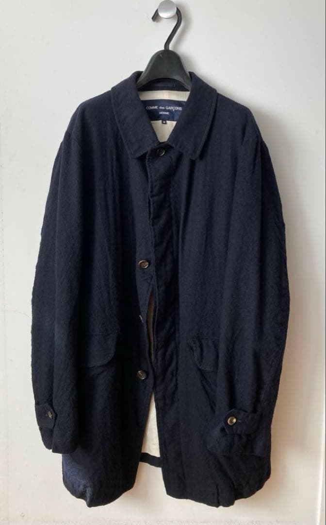 COMME des GARCONS HOMME ウール縮絨バルマカーンコート