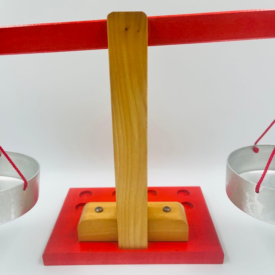 希少　アルビスブラン　天秤　はかり　ニキティキ　知育玩具