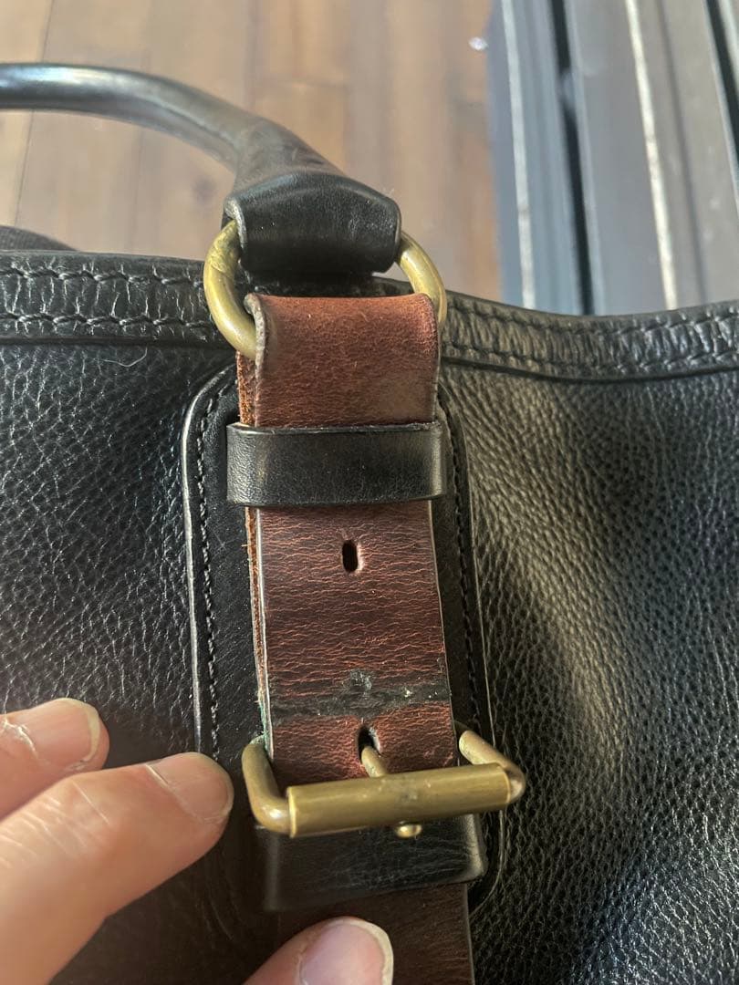 万双シモーネBOX トートバッグ(S)ブラック