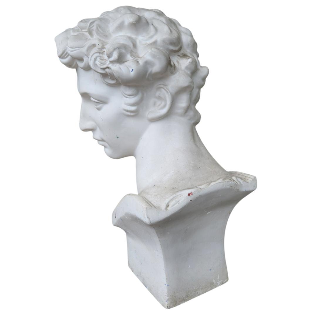 直接引渡限定　石膏像 メディチ 胸像 美術 デッサン用 インテリア 高さ64cm