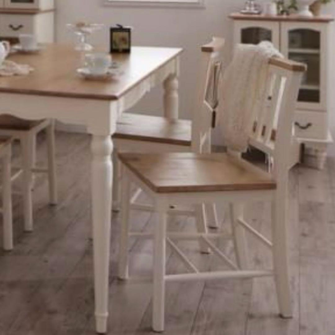 フレンチシャビーテイスト家具シリーズ Lilium ダイニングチェア ②