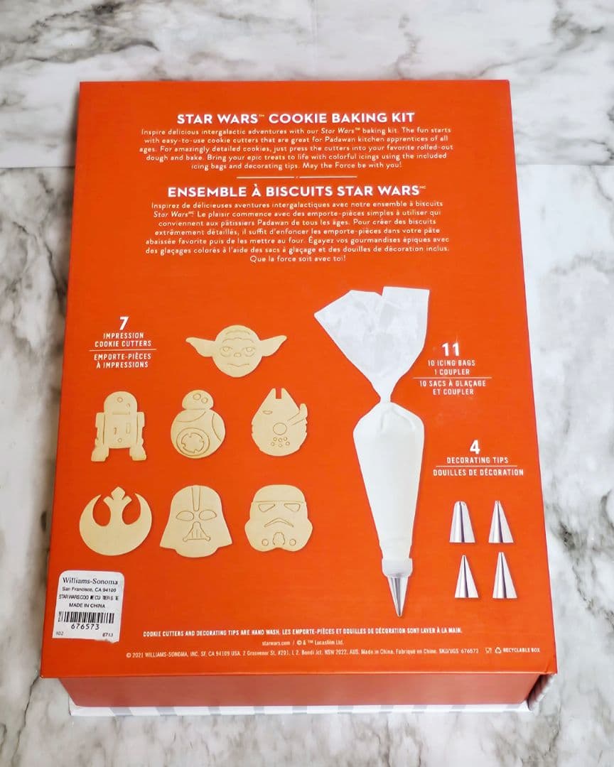 スターウォーズ クッキー型　22個セット Williams Sonoma