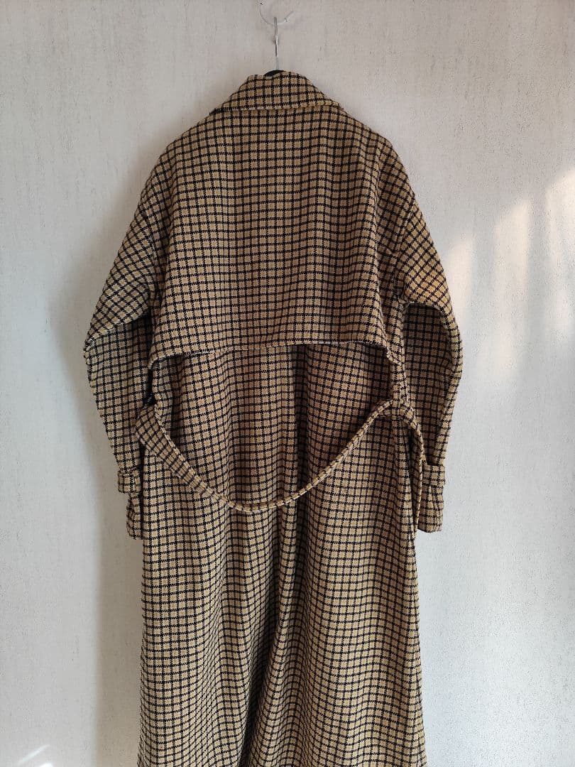 ビームスライツ 高級チェックコート/セオリー enfold