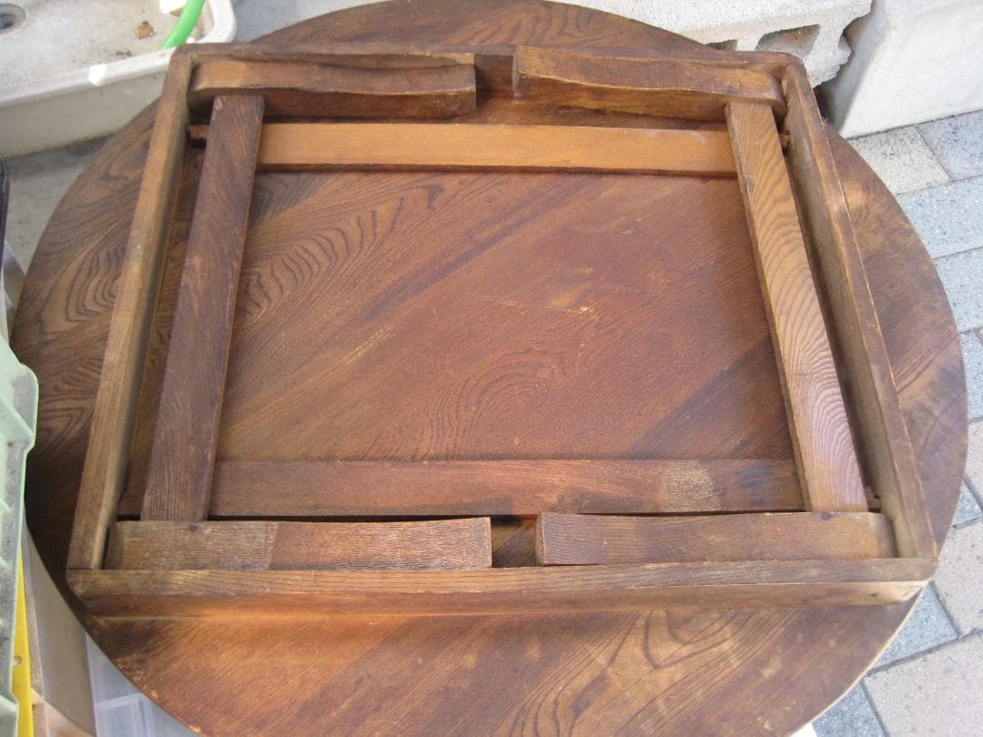 昭和レトロ　ちゃぶ台　直径約７３cm