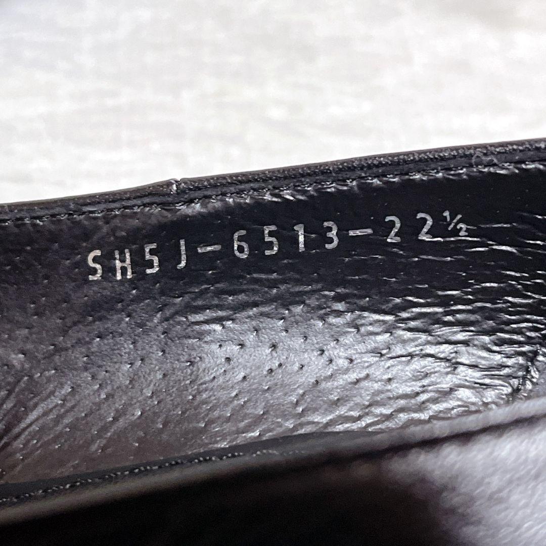 【極美品】REGAL リーガル パンプス 黒 スクエアトゥ 22.5cm 日本製