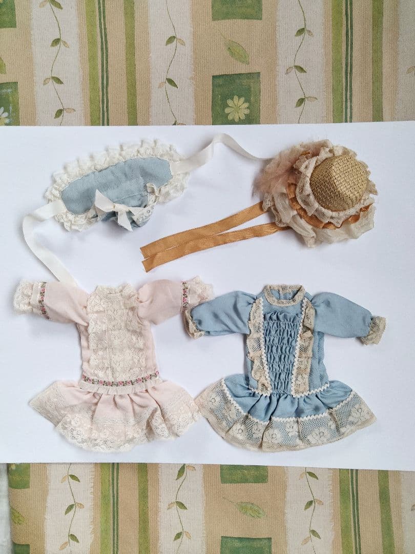 ビスクドール ドレス2 ボネ2