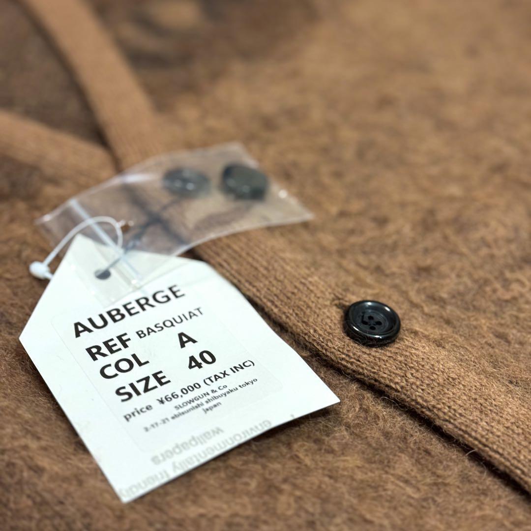 新品タグ付き オーベルジュ BASQUIAT バスキア カーディガン 40