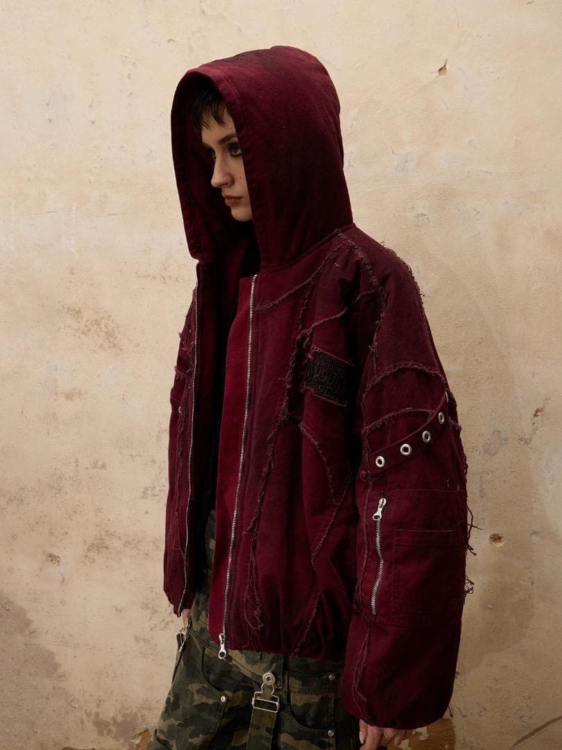 【セール！】PERSONSOUL Dirty Coat 中綿ブルゾン フーディ