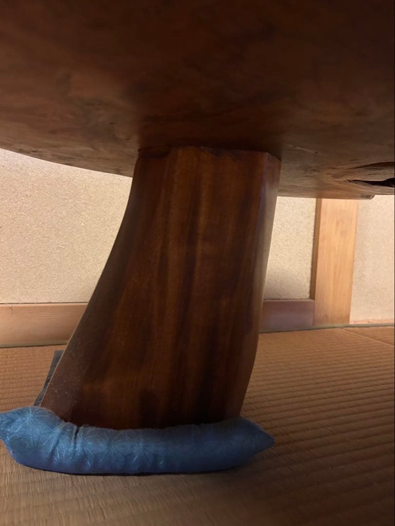 ち*ー様 【O-1288】一枚板 座卓 机 テーブル 昭和レトロ アンティーク