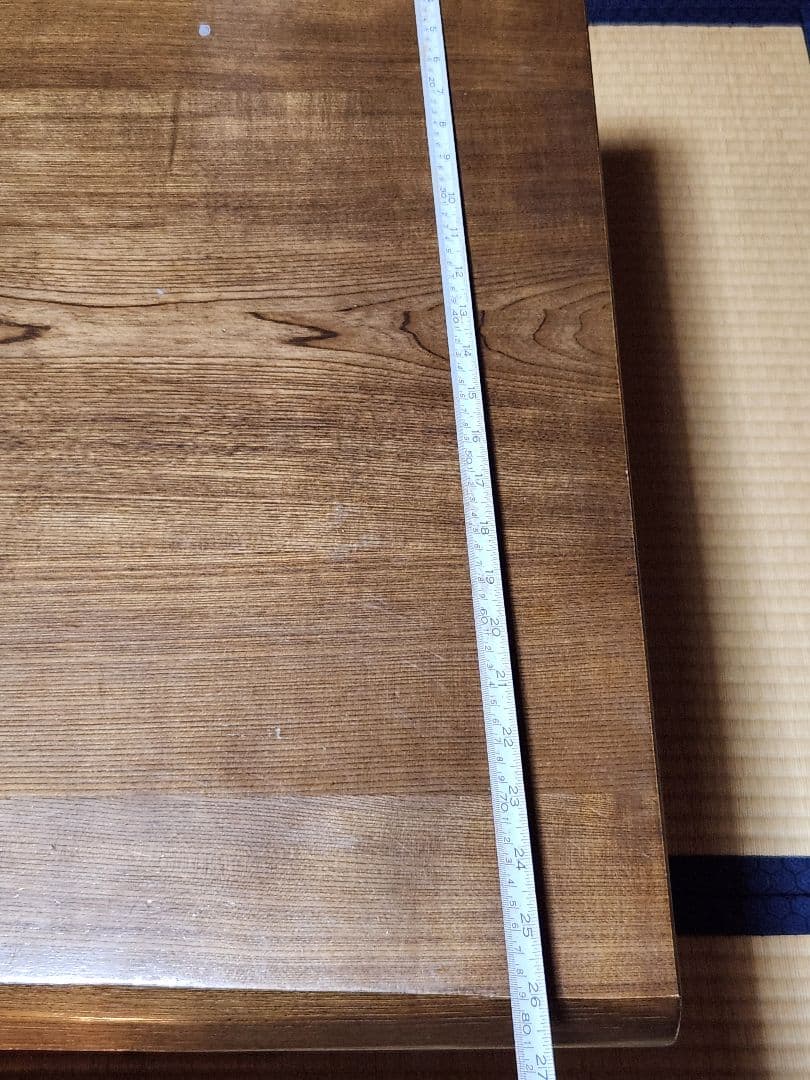 【2月処分】Karimoku　カリモク家具　一枚板　栓座卓 ローテーブル　廃盤品