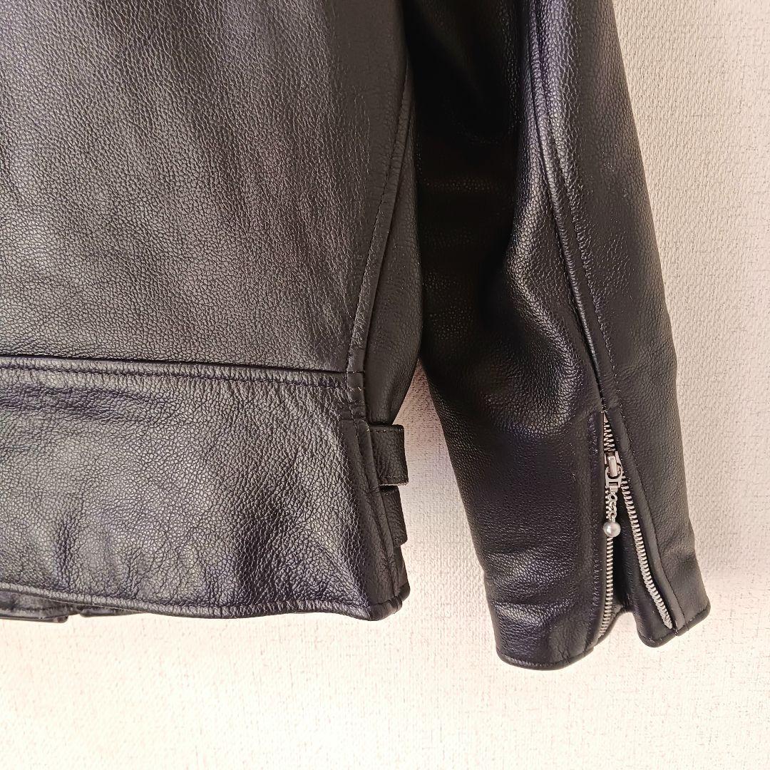 HELL CAT PUNKS ダブルライダースジャケット　牛革　ブラック　y2k