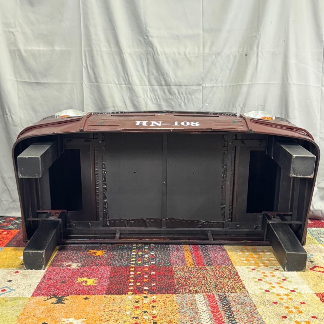 F【送料込み】ヴィンテージカー風 1人掛けソファ 1P ビンテージ 旧車